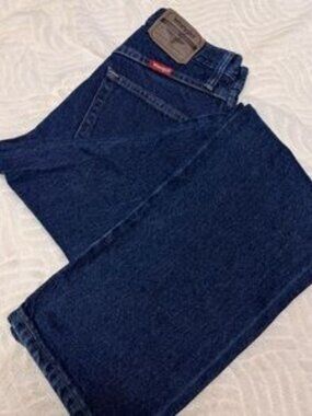 High waist women’s Dark Blue Relaxed Jeans